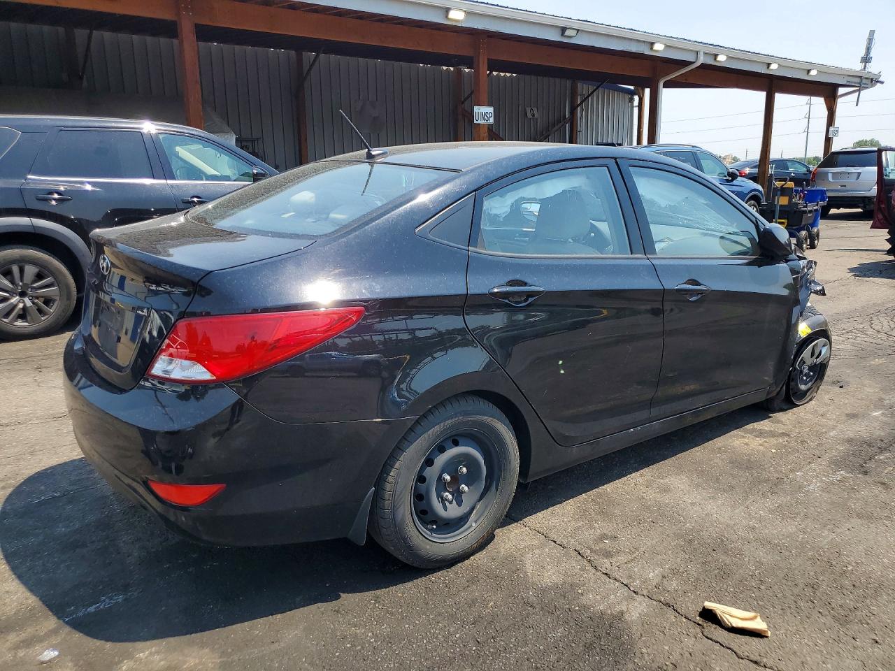 2015 Hyundai Accent Gls Black vin: KMHCT4AE4FU922841