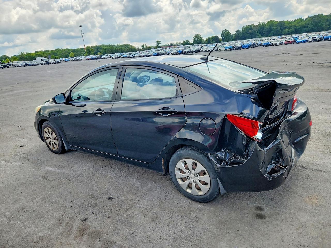 2015 Hyundai Accent Gls Black vin: KMHCT4AE4FU923178
