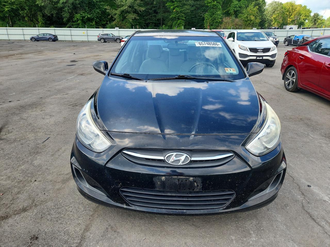 2015 Hyundai Accent Gls Black vin: KMHCT4AE4FU923178