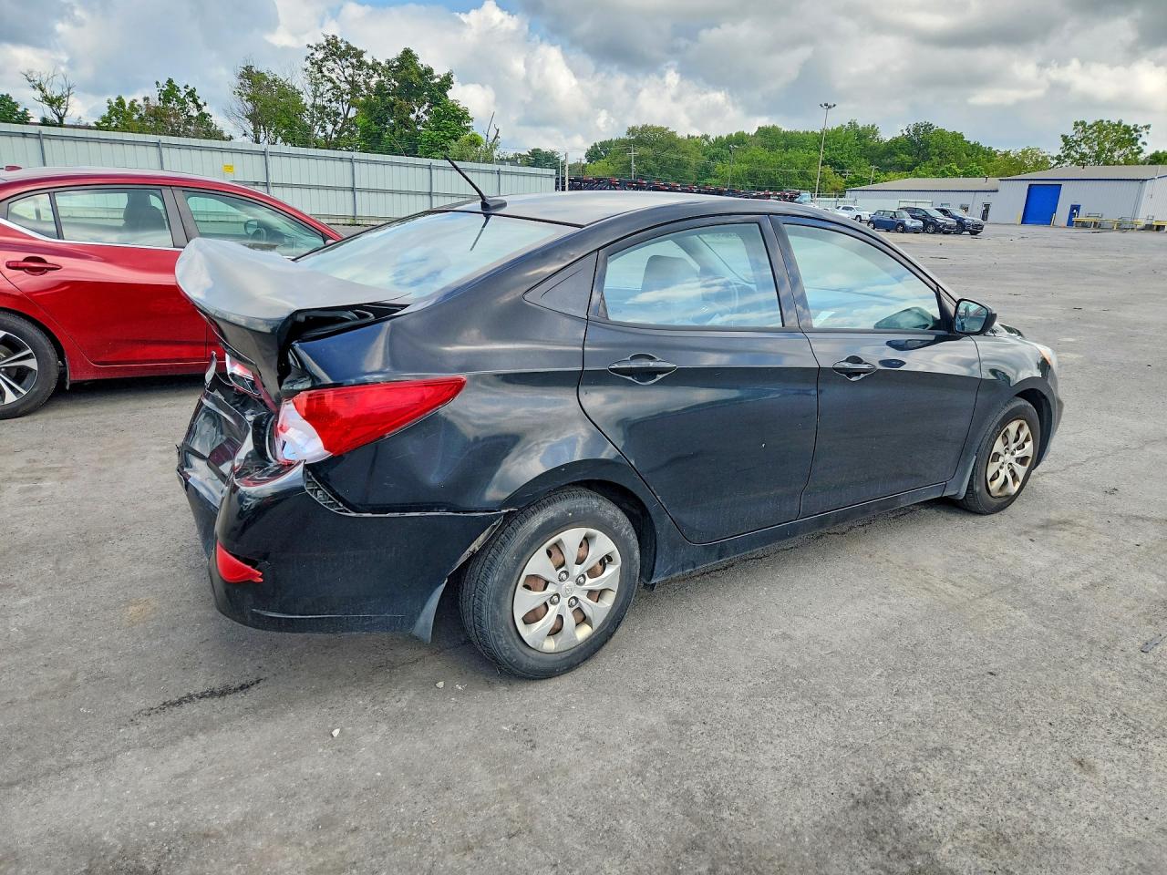 2015 Hyundai Accent Gls Black vin: KMHCT4AE4FU923178