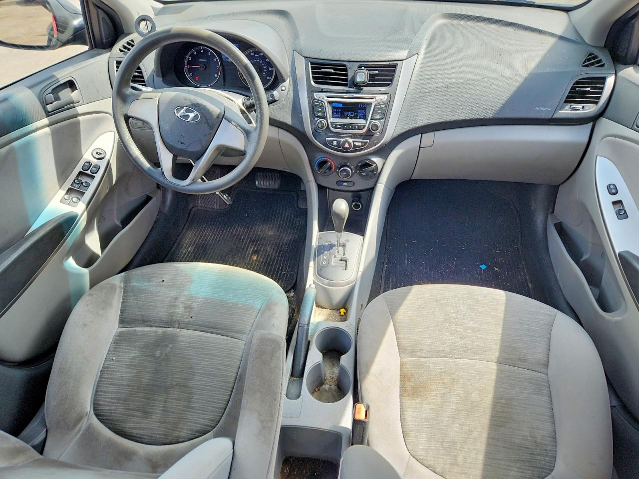 2015 Hyundai Accent Gls Black vin: KMHCT4AE4FU923178