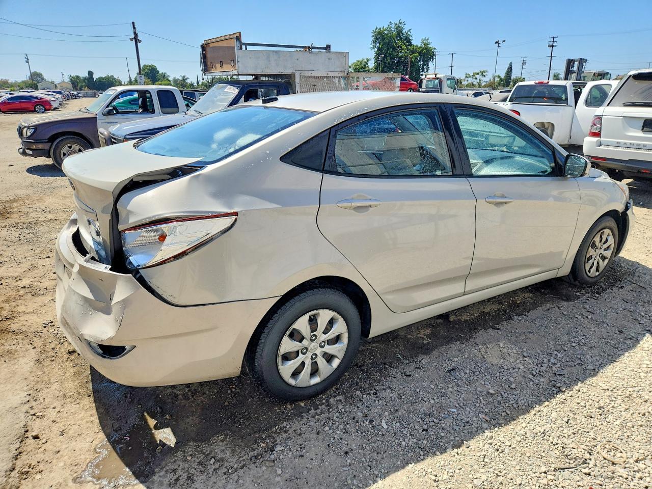 2016 Hyundai Accent Se Cream vin: KMHCT4AE4GU072016