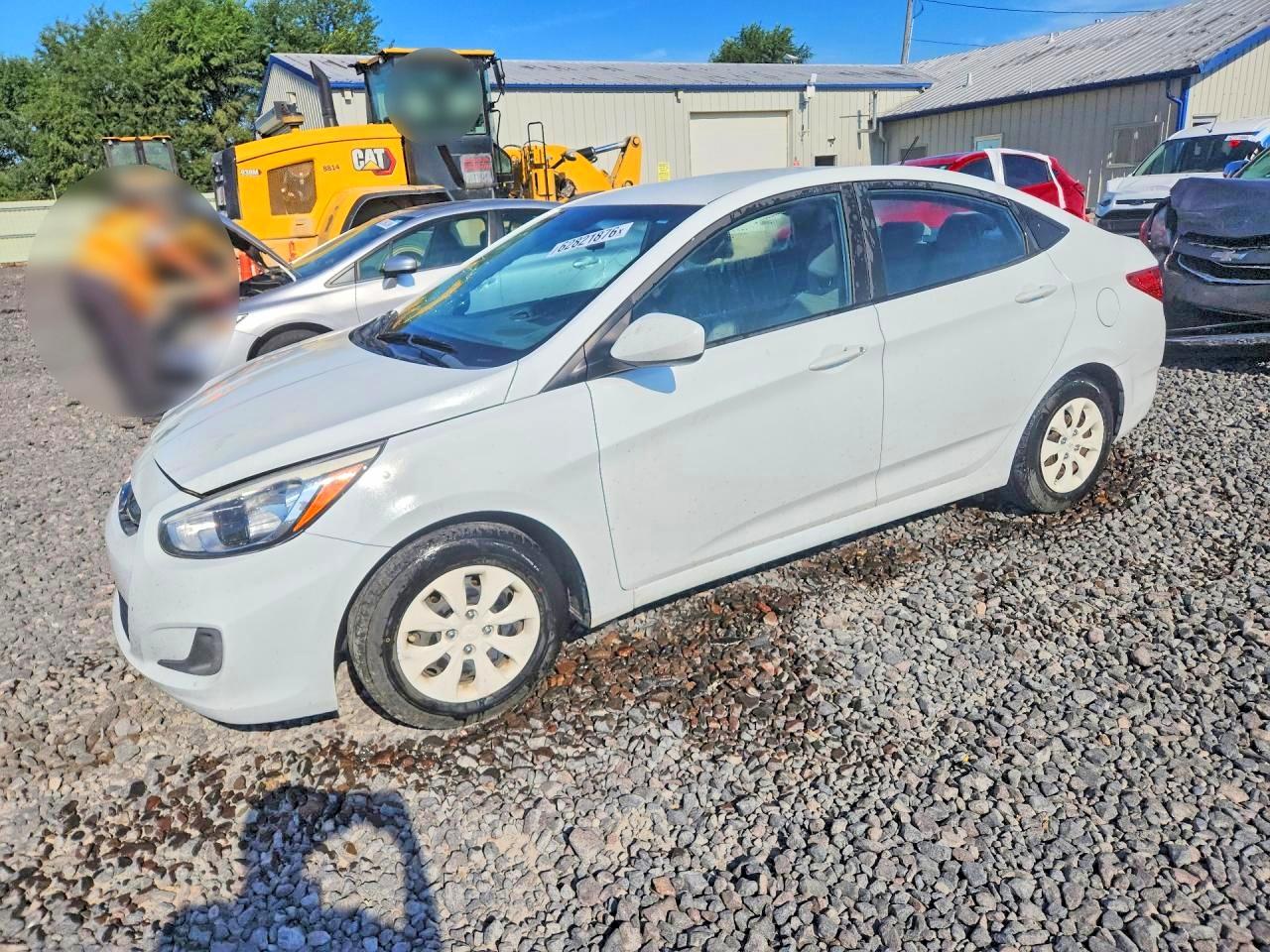 2016 Hyundai Accent Se White vin: KMHCT4AE4GU133669