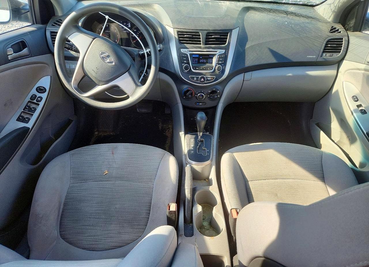 2016 Hyundai Accent Se White vin: KMHCT4AE4GU133669