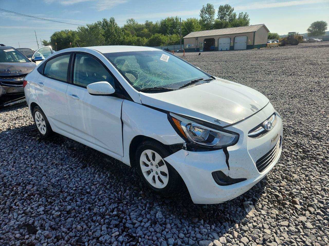 2016 Hyundai Accent Se White vin: KMHCT4AE4GU133669
