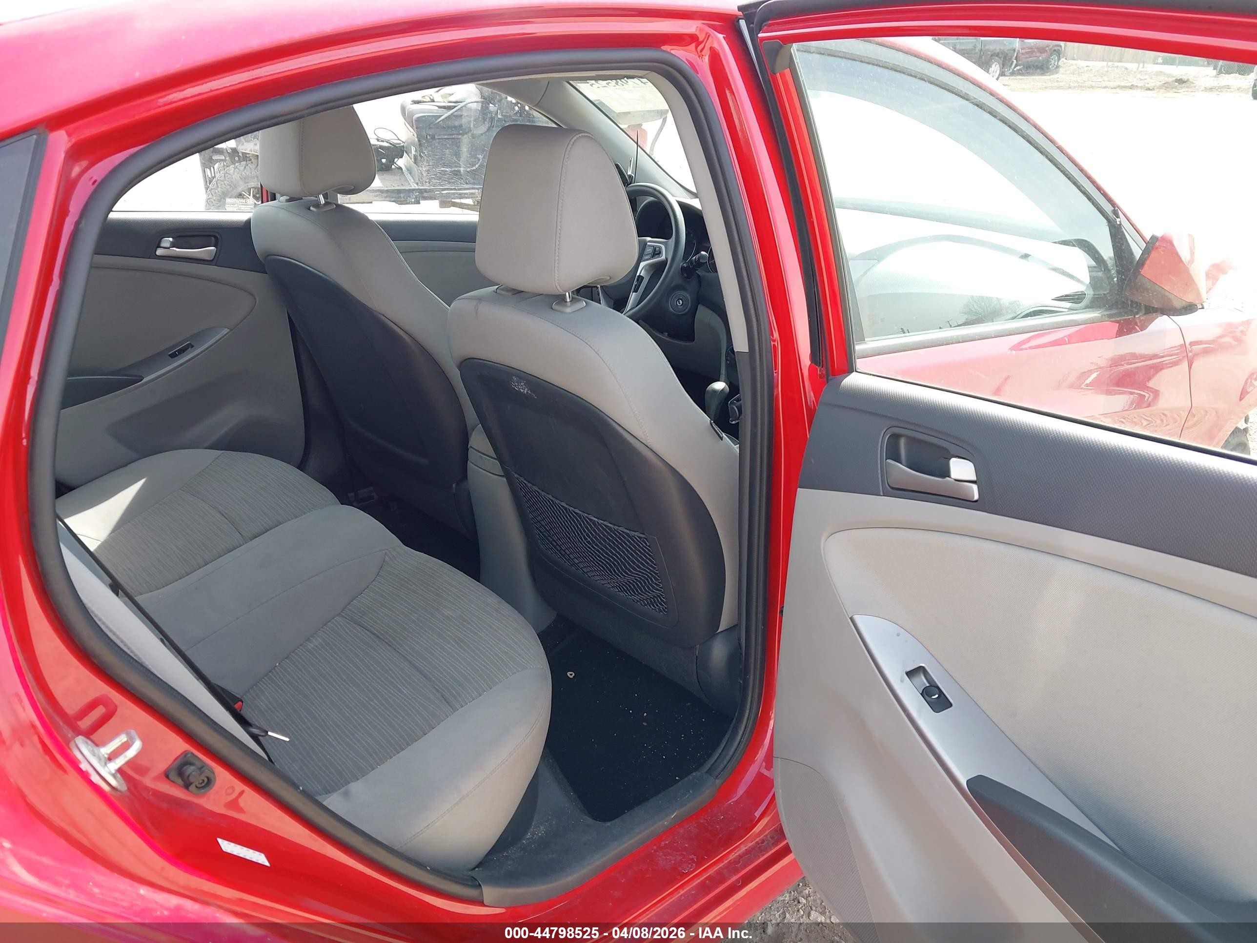 2016 Hyundai Accent Se Красный vin: KMHCT4AE4GU989781