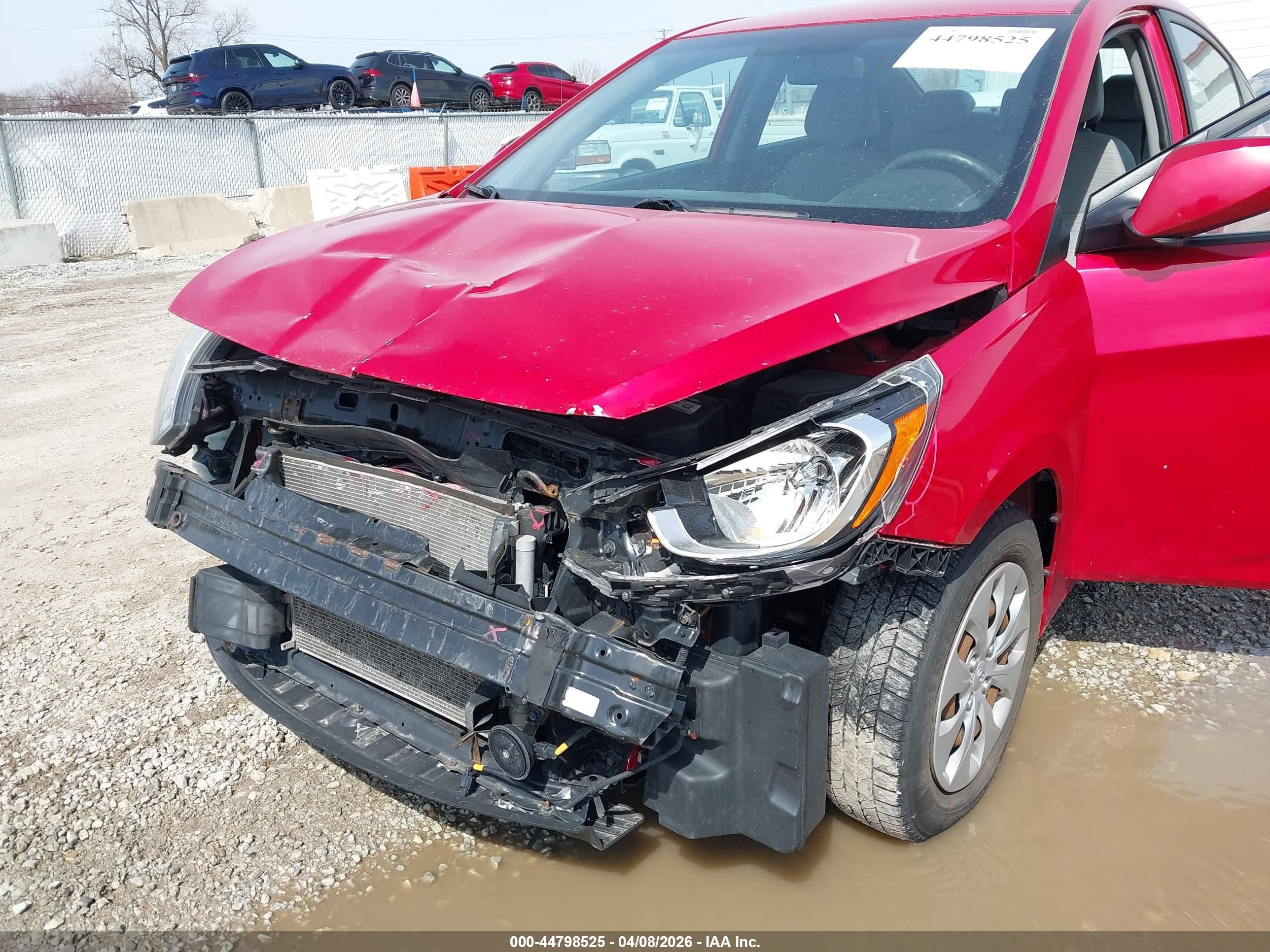 2016 Hyundai Accent Se Красный vin: KMHCT4AE4GU989781