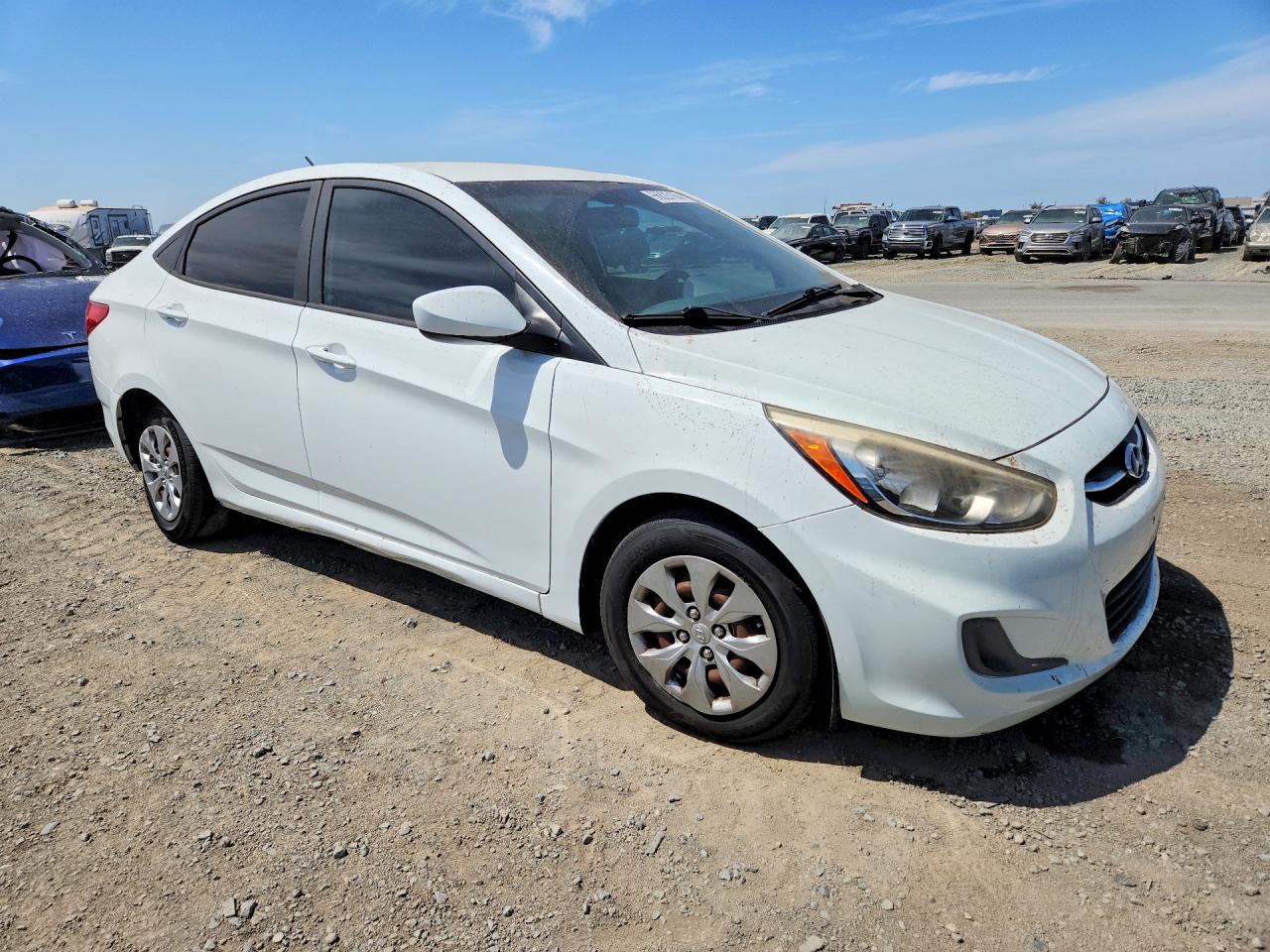 2016 Hyundai Accent Se White vin: KMHCT4AE4GU994737