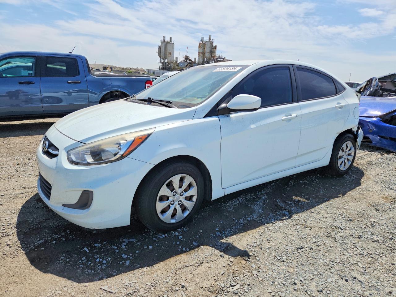 2016 Hyundai Accent Se White vin: KMHCT4AE4GU994737