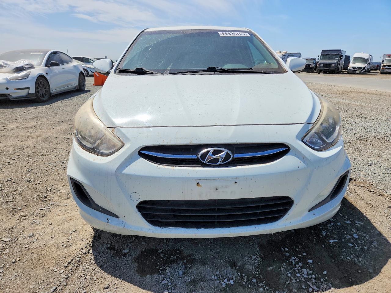 2016 Hyundai Accent Se White vin: KMHCT4AE4GU994737