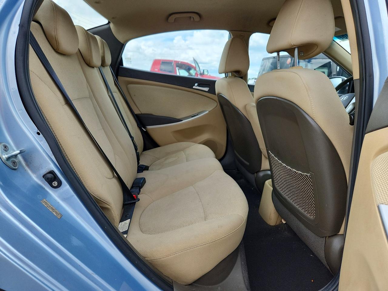 2012 Hyundai Accent Gls Blue vin: KMHCT4AE5CU124909
