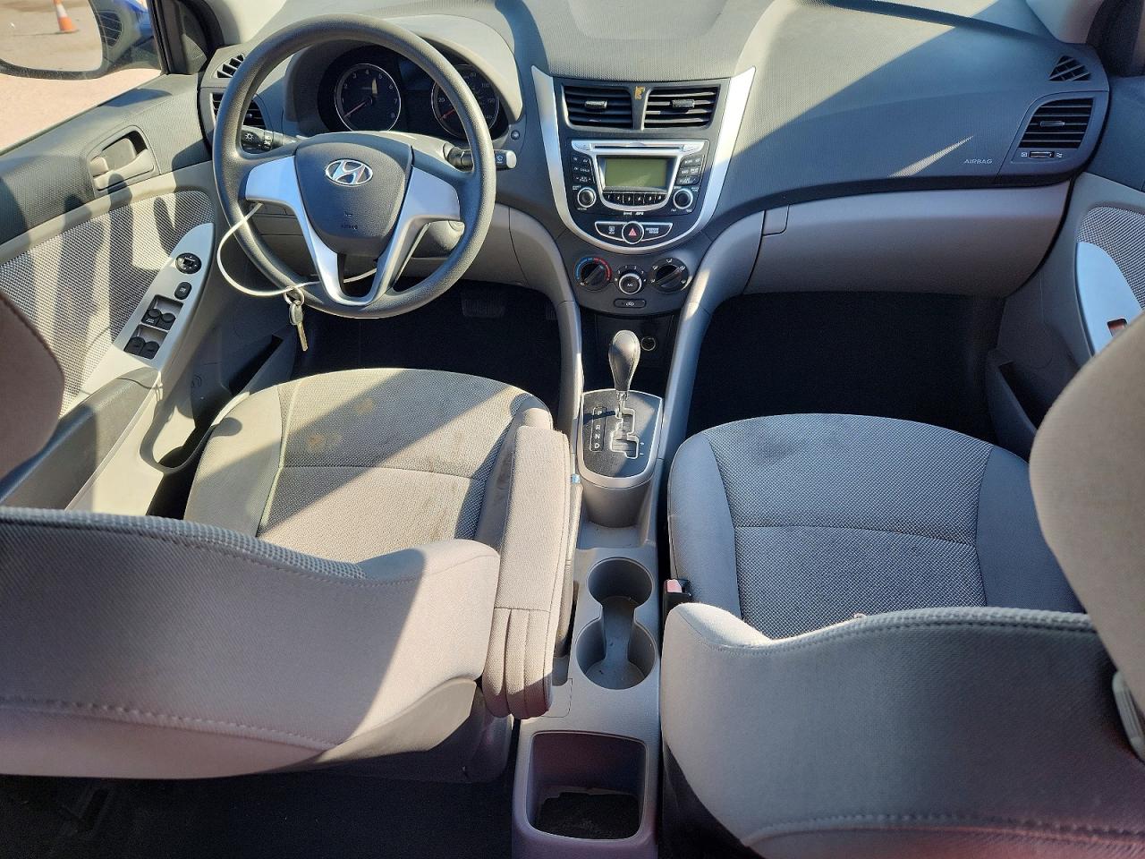2012 Hyundai Accent Gls Blue vin: KMHCT4AE5CU159014