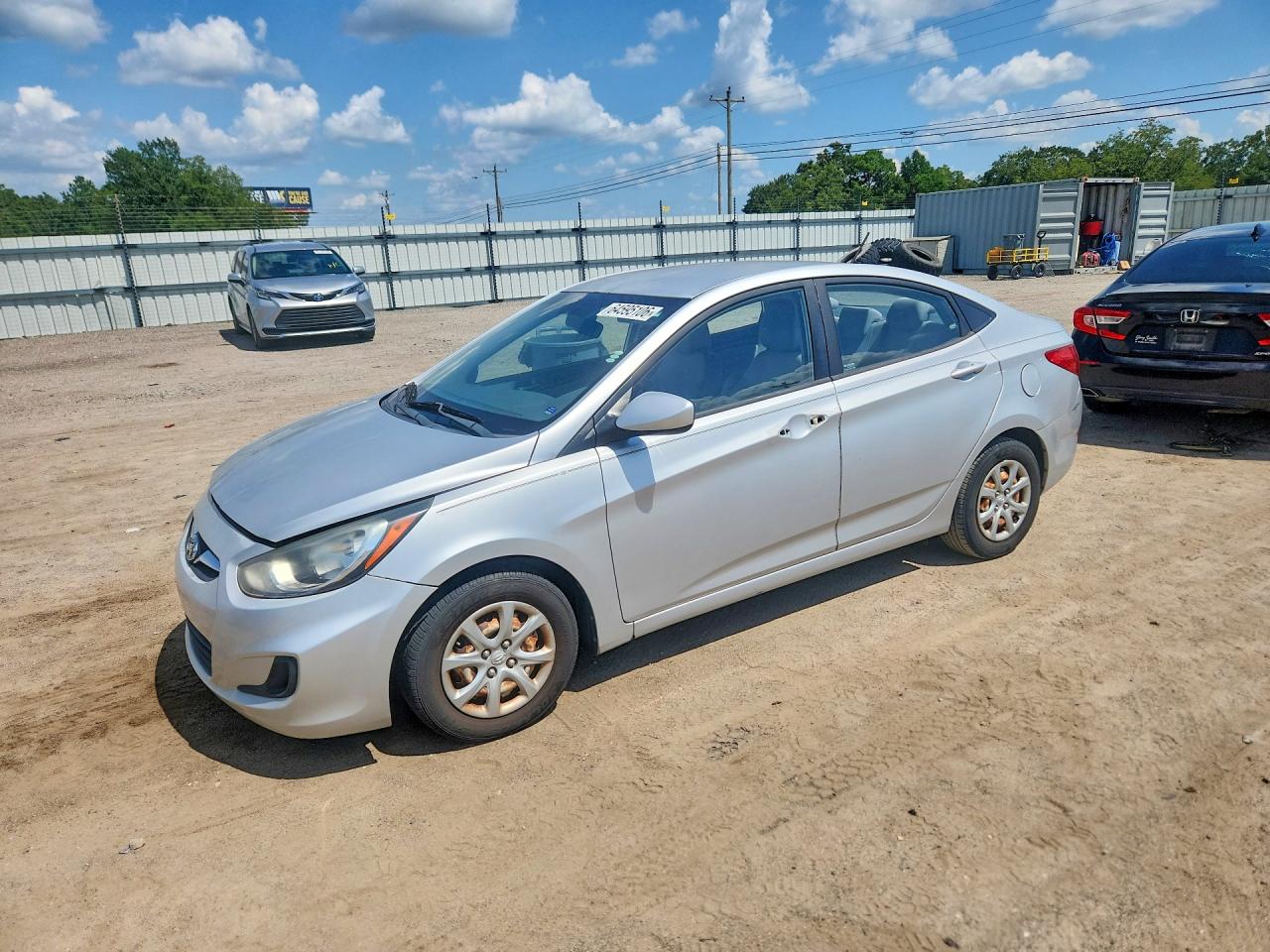 2012 Hyundai Accent Gls Silver vin: KMHCT4AE5CU202945