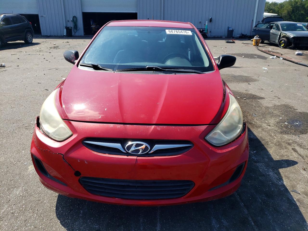 2013 Hyundai Accent Gls Red vin: KMHCT4AE5DU271863