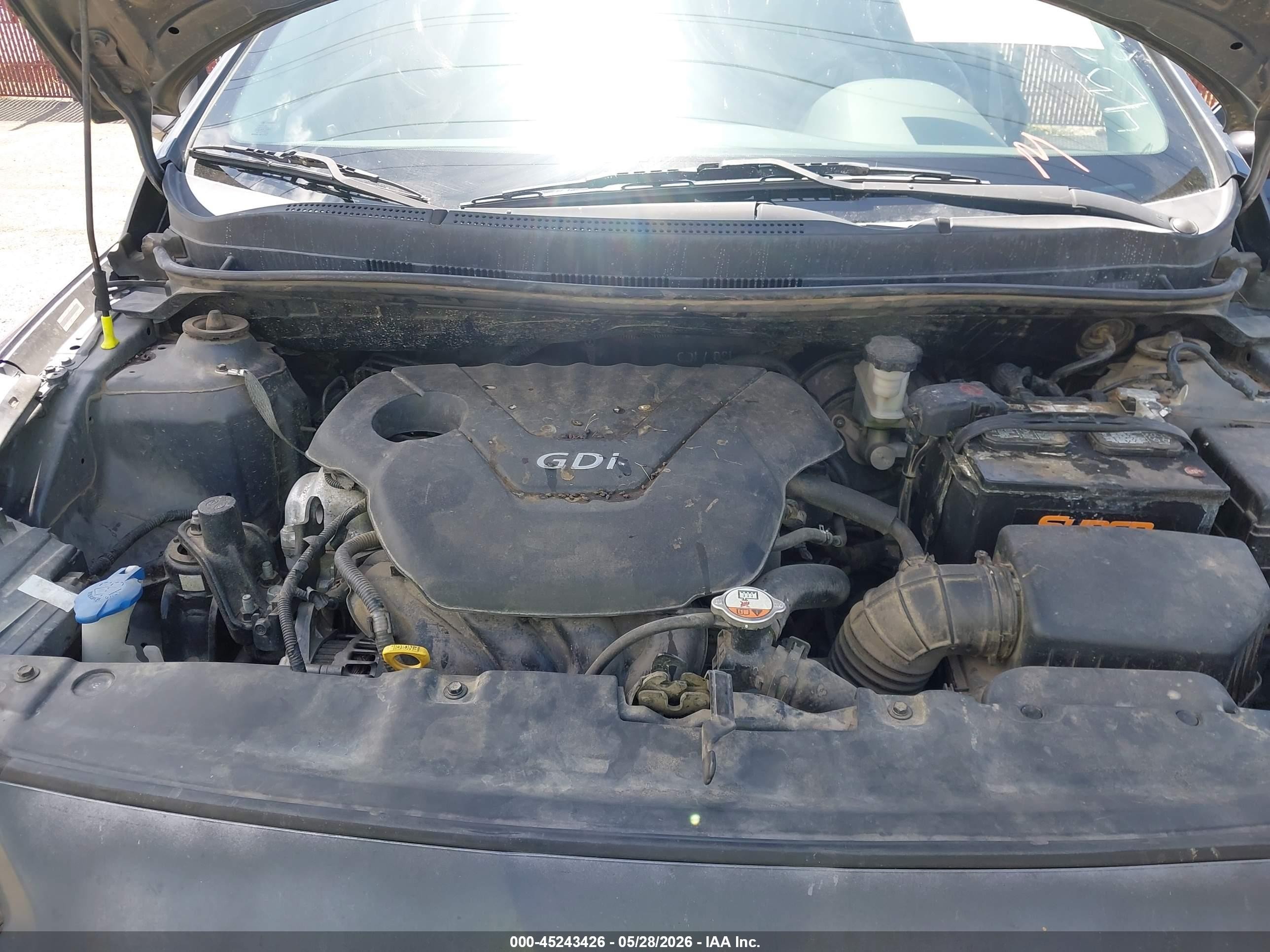 2013 Hyundai Accent Gls Blue vin: KMHCT4AE5DU281972