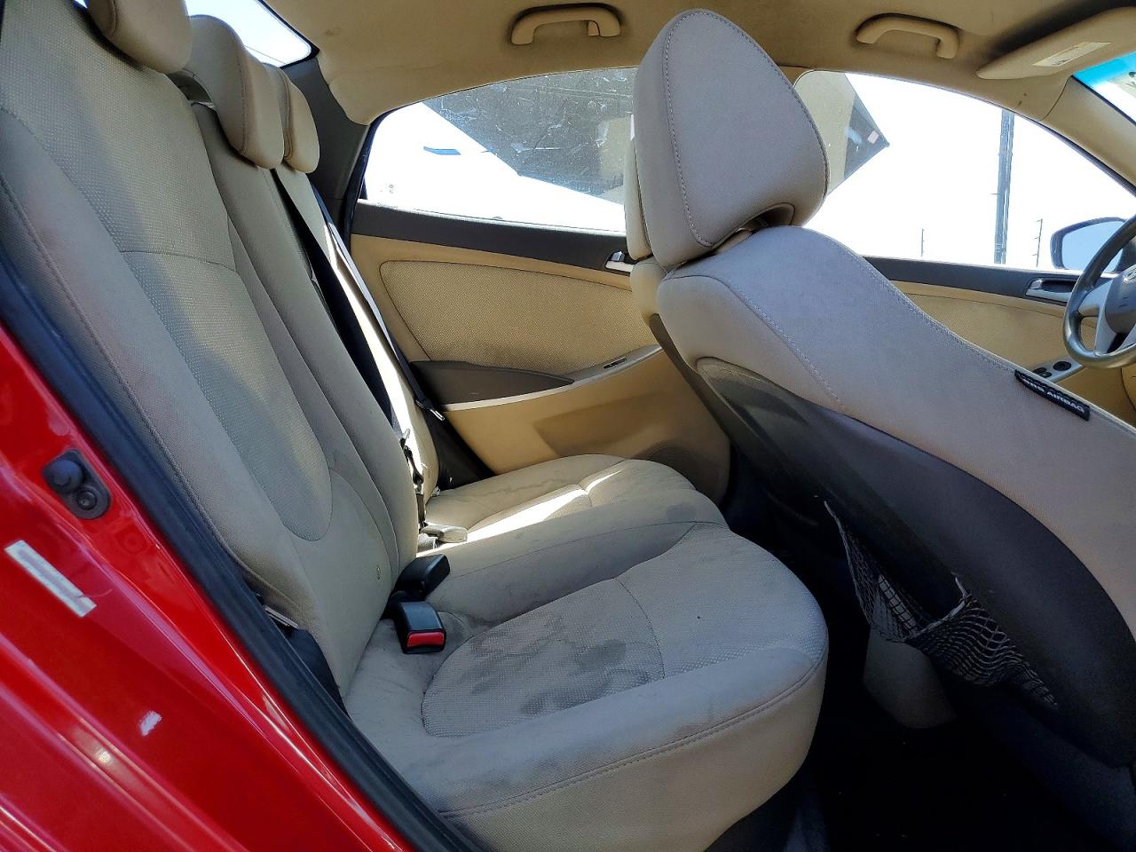 2013 Hyundai Accent Gls Red vin: KMHCT4AE5DU334878