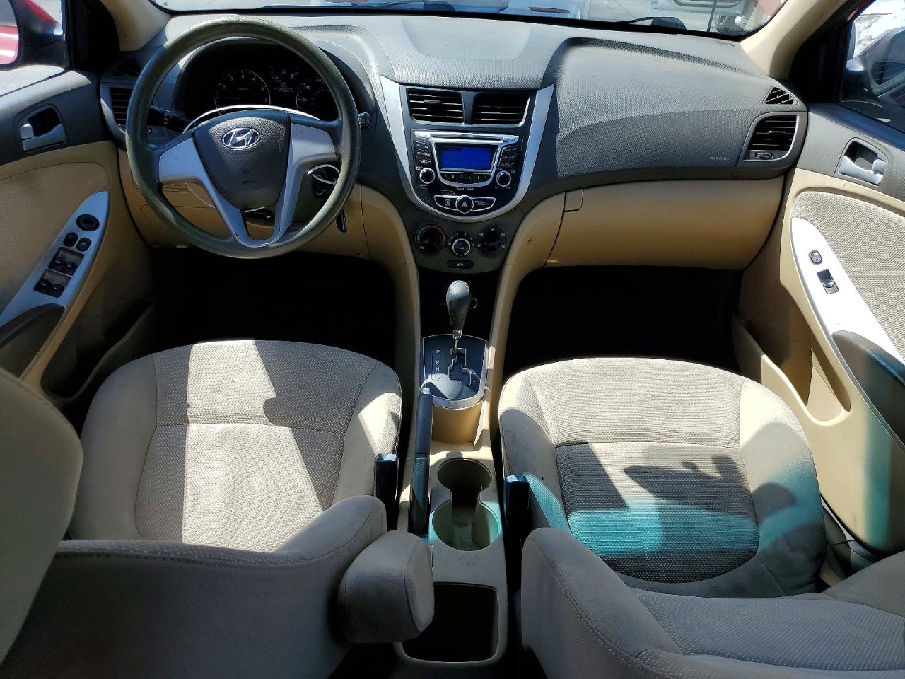 2013 Hyundai Accent Gls Red vin: KMHCT4AE5DU334878
