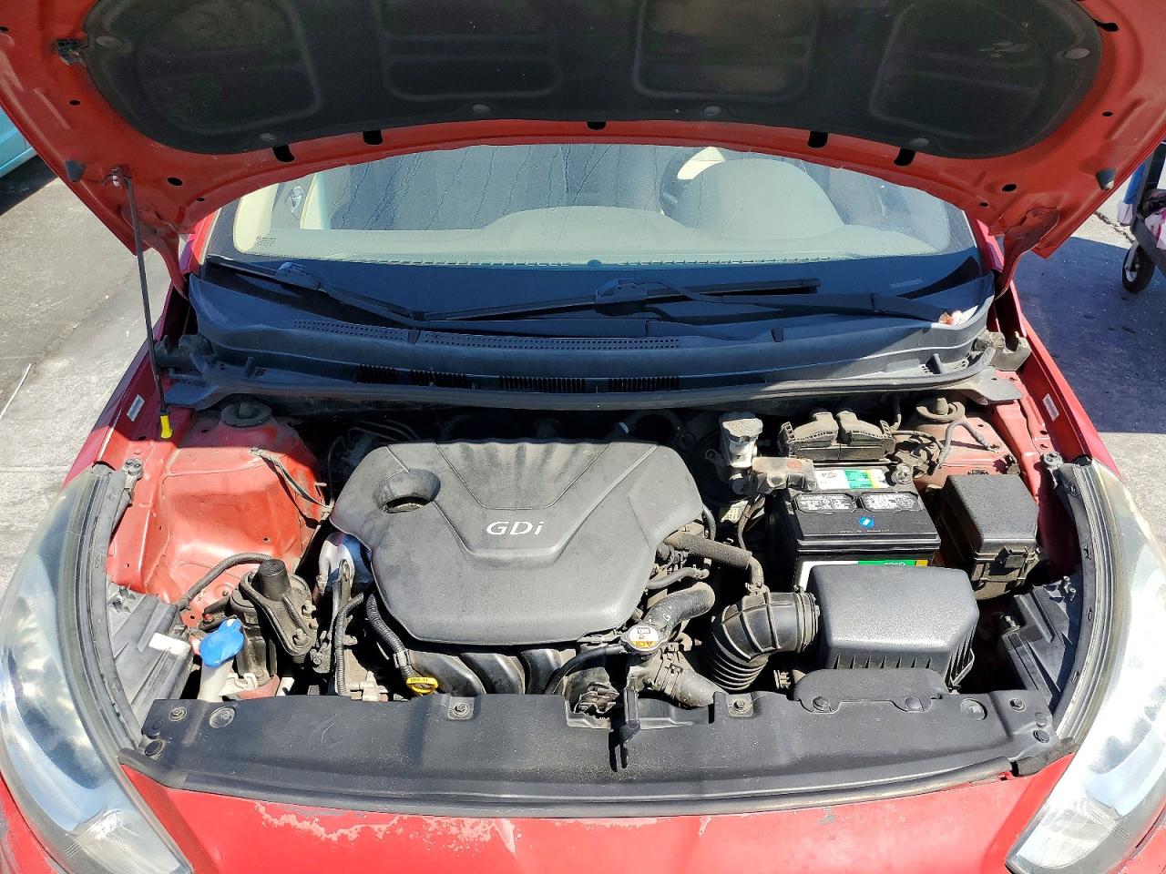 2013 Hyundai Accent Gls Red vin: KMHCT4AE5DU334878