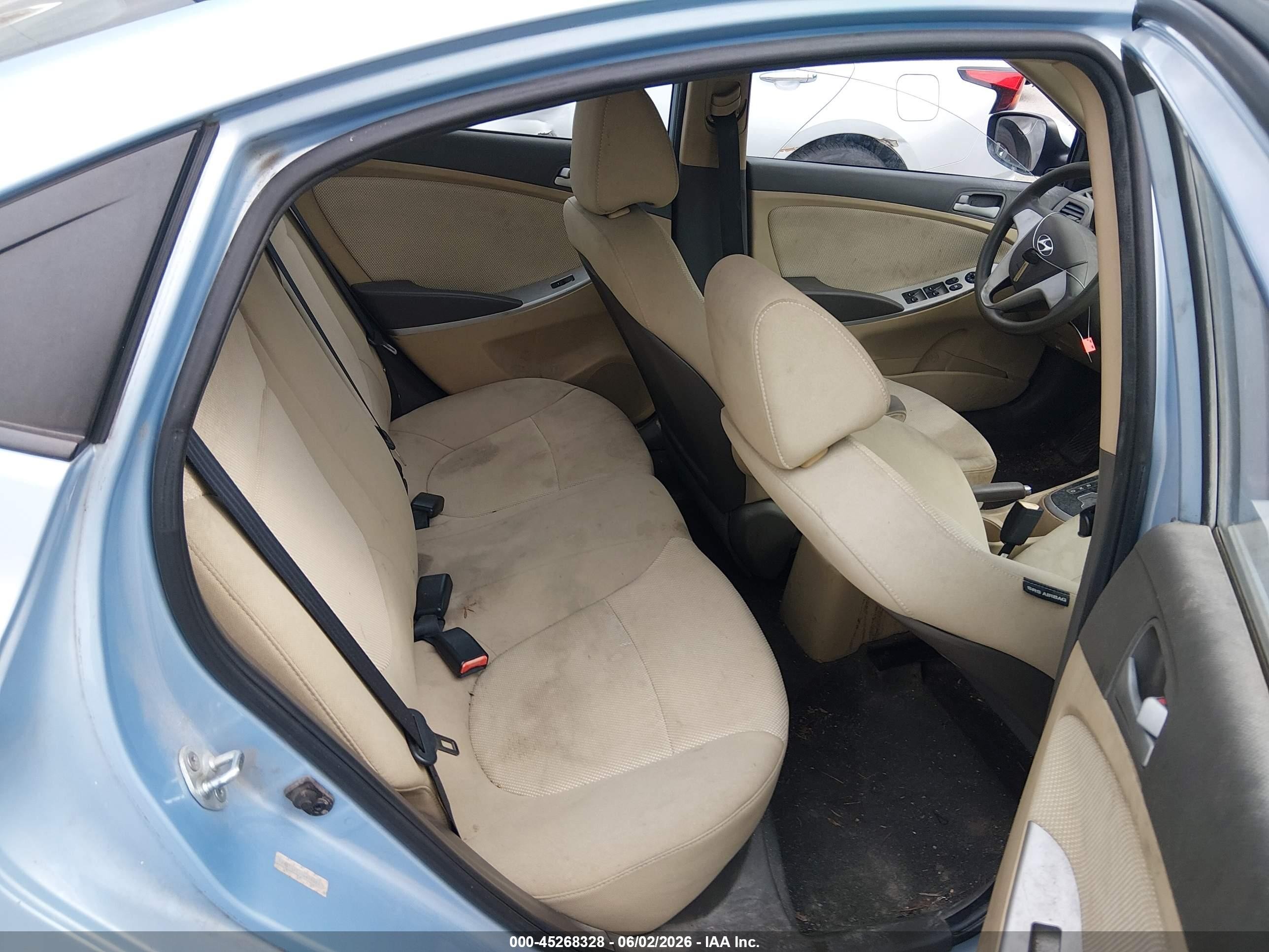 2013 Hyundai Accent Gls Синий vin: KMHCT4AE5DU456253
