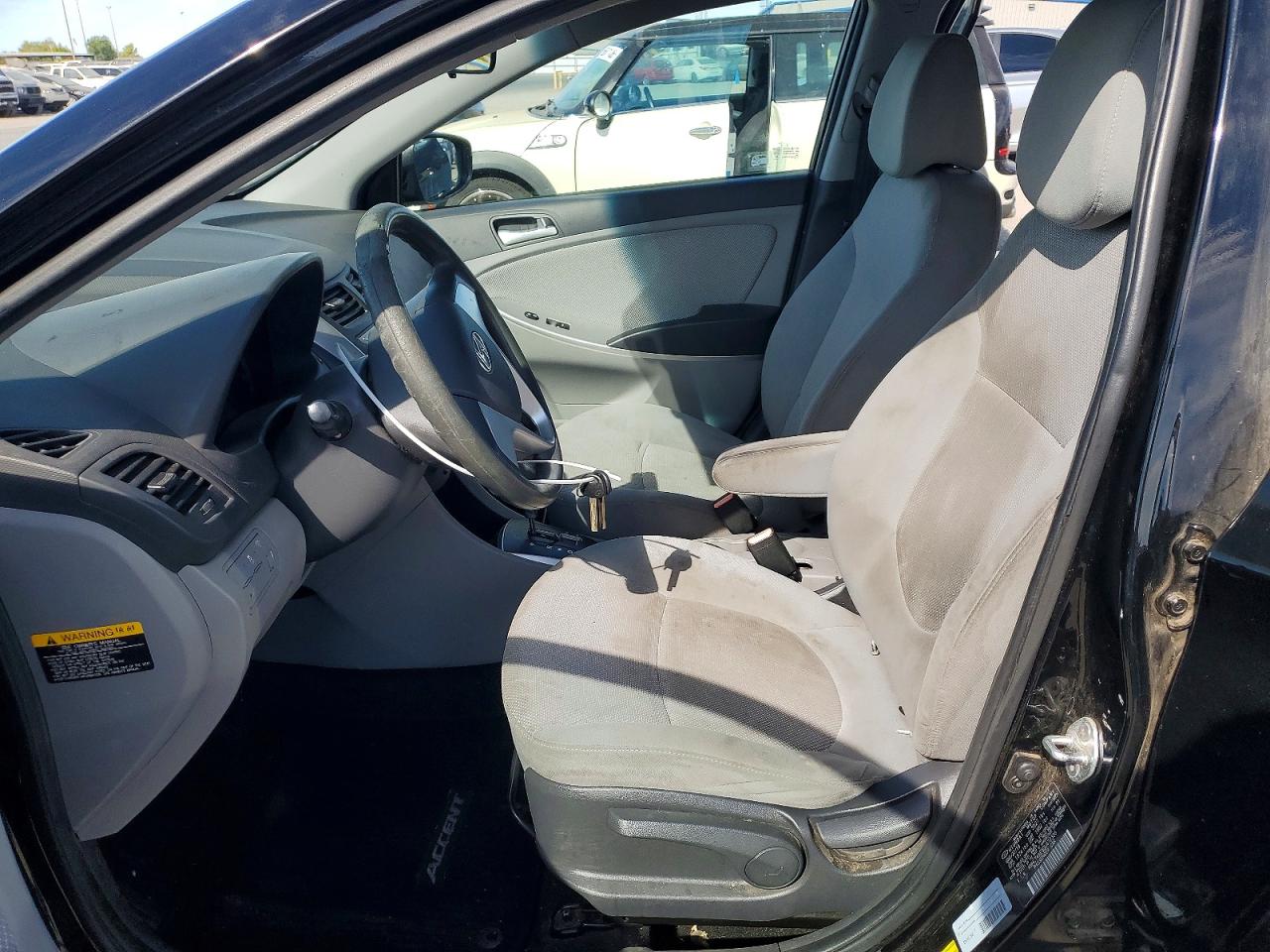 2013 Hyundai Accent Gls Black vin: KMHCT4AE5DU472386