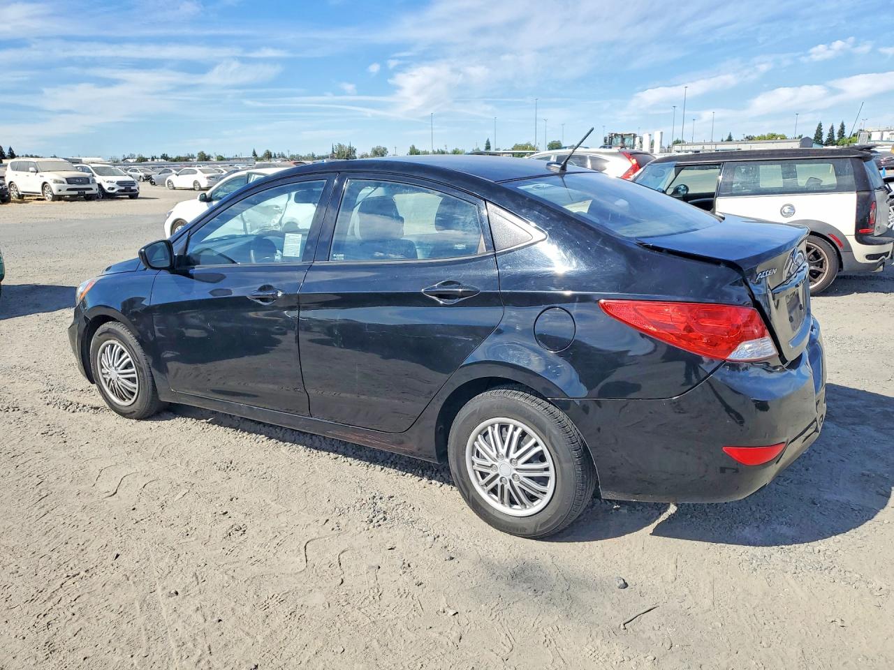 2013 Hyundai Accent Gls Black vin: KMHCT4AE5DU472386