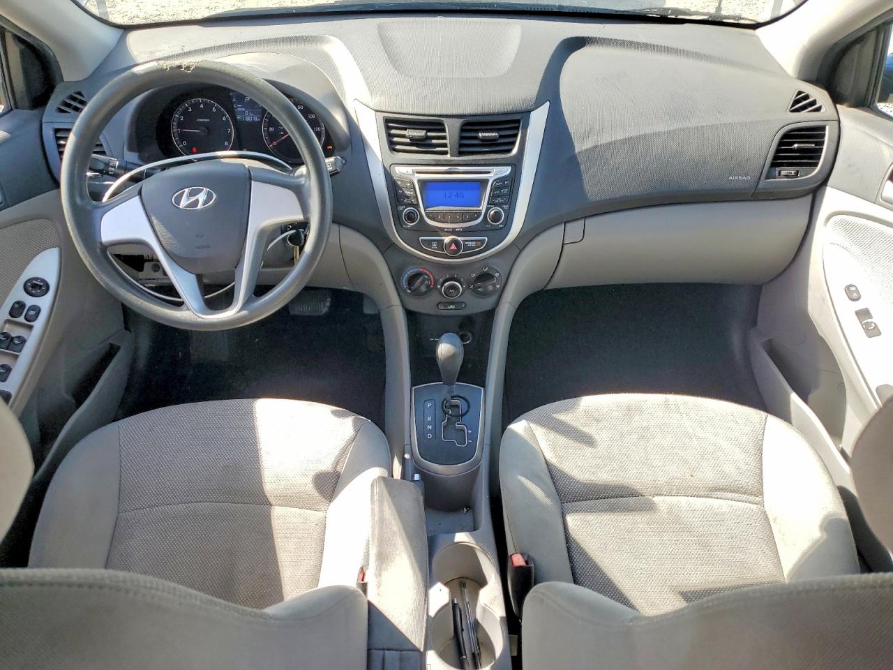 2013 Hyundai Accent Gls Black vin: KMHCT4AE5DU472386