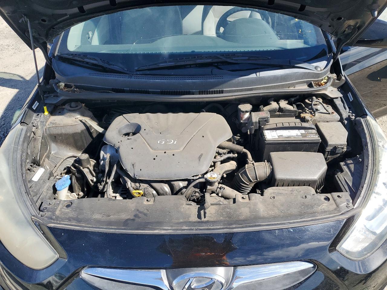 2013 Hyundai Accent Gls Black vin: KMHCT4AE5DU472386