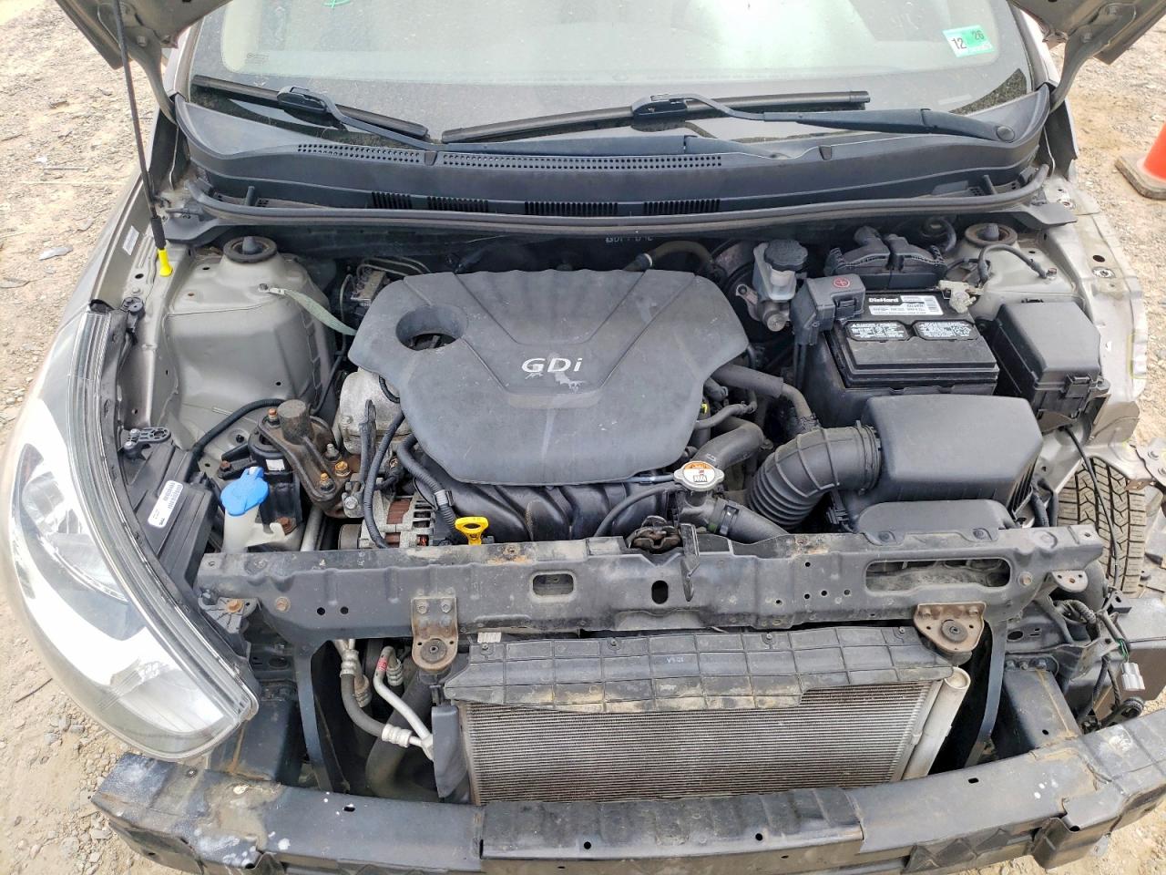 2013 Hyundai Accent Gls Tan vin: KMHCT4AE5DU486935