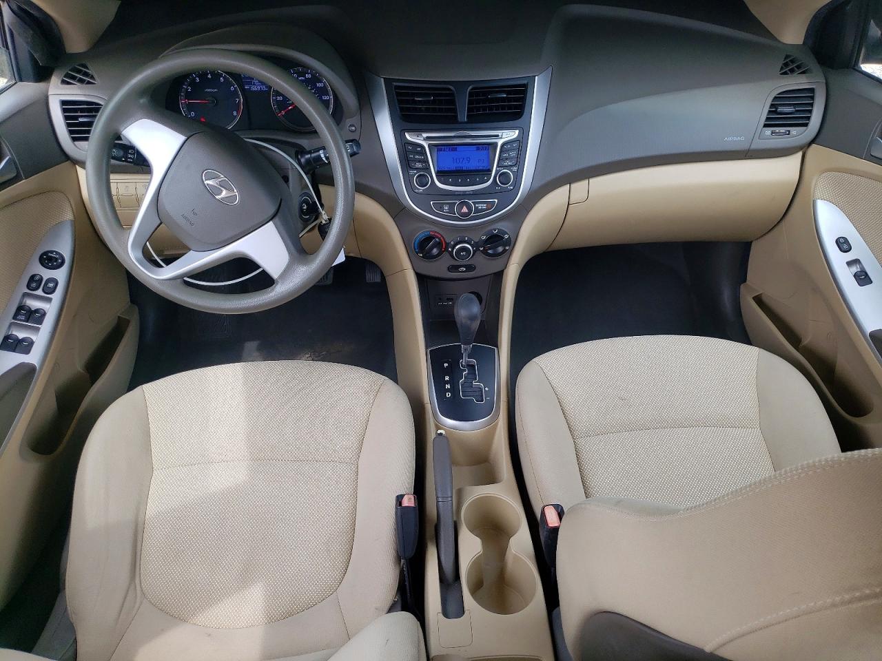 2013 Hyundai Accent Gls Tan vin: KMHCT4AE5DU486935