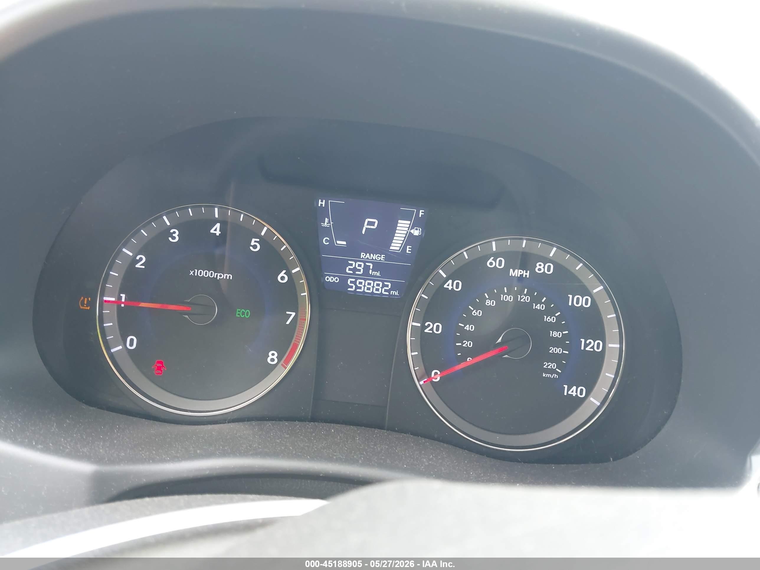 2013 Hyundai Accent Gls Gray vin: KMHCT4AE5DU507542