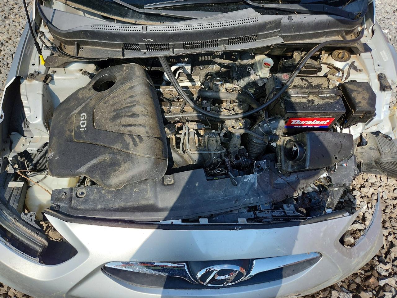 2013 Hyundai Accent Gls Серебряный vin: KMHCT4AE5DU518847