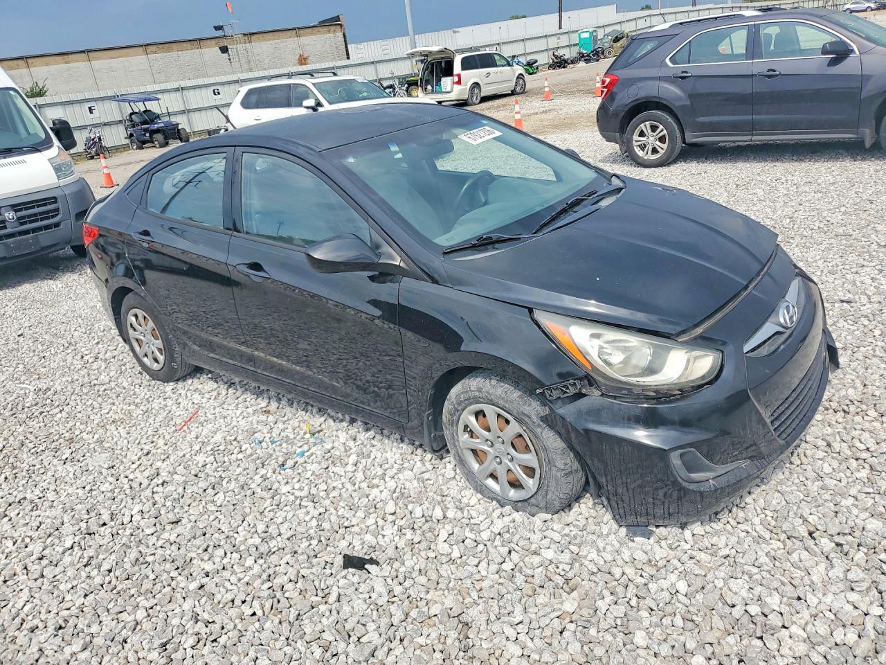 2013 Hyundai Accent Gls Black vin: KMHCT4AE5DU580426