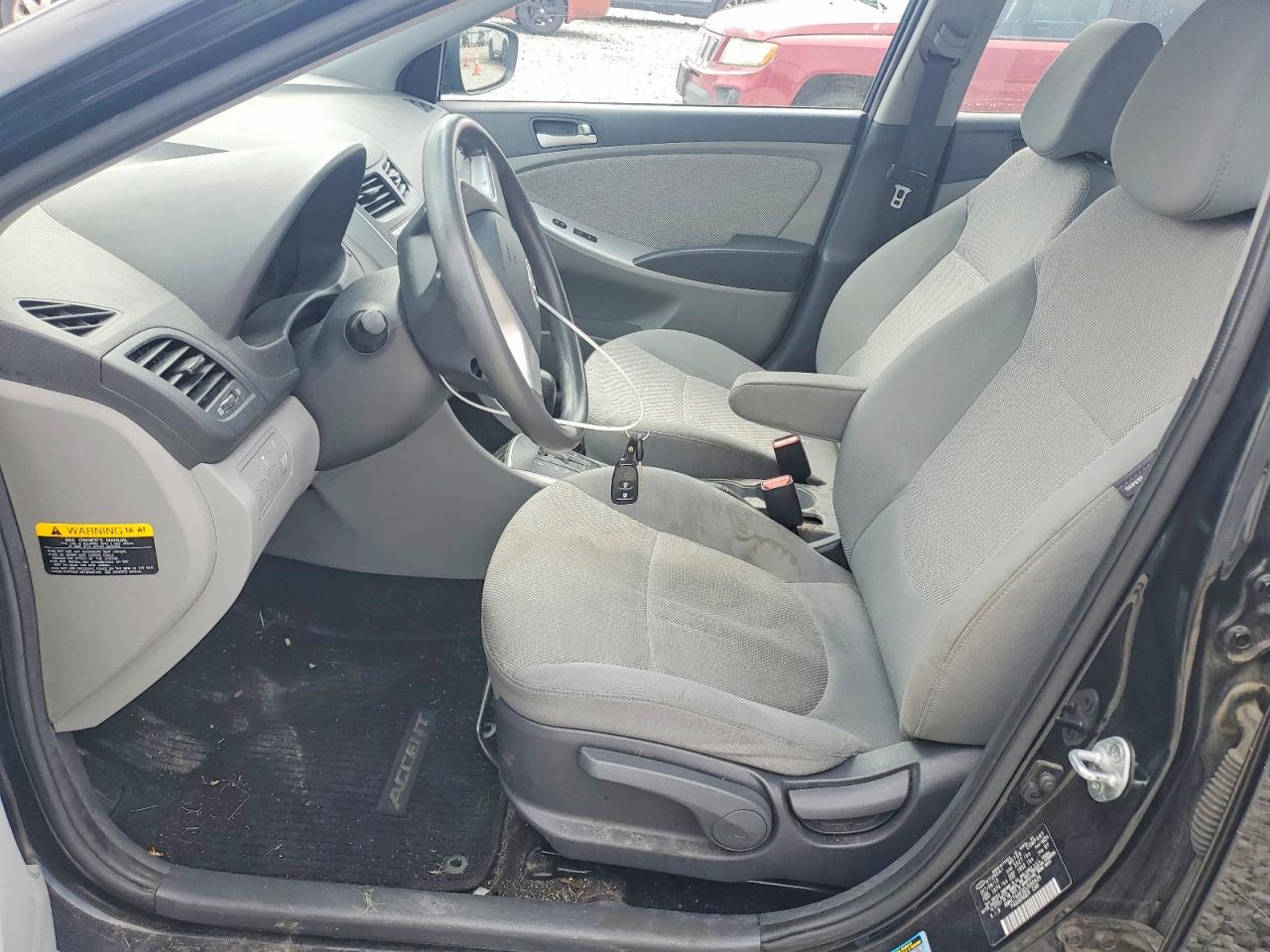 2013 Hyundai Accent Gls Black vin: KMHCT4AE5DU580426