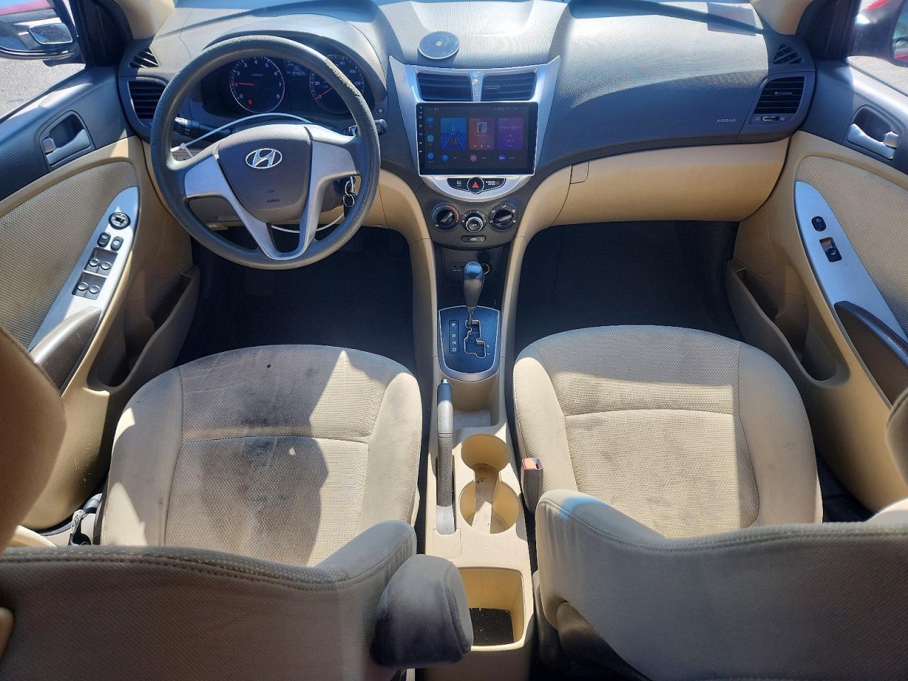 2013 Hyundai Accent Gls Red vin: KMHCT4AE5DU586209
