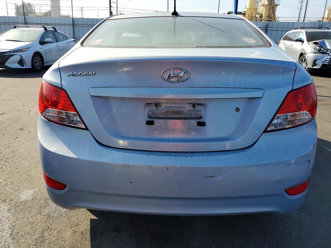 2014 Hyundai Accent Gls Blue vin: KMHCT4AE5EU640285