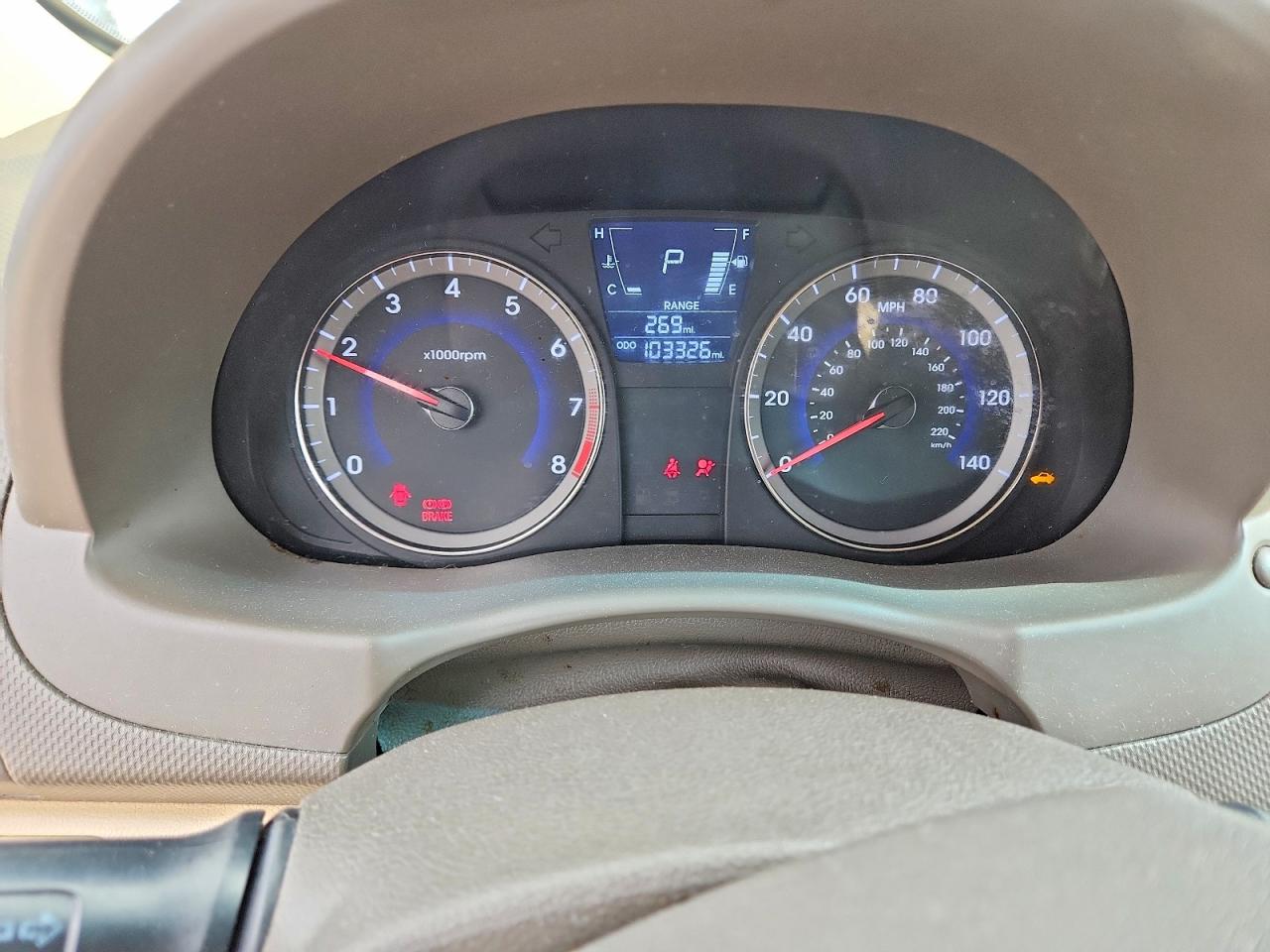 2014 Hyundai Accent Gls White vin: KMHCT4AE5EU713977