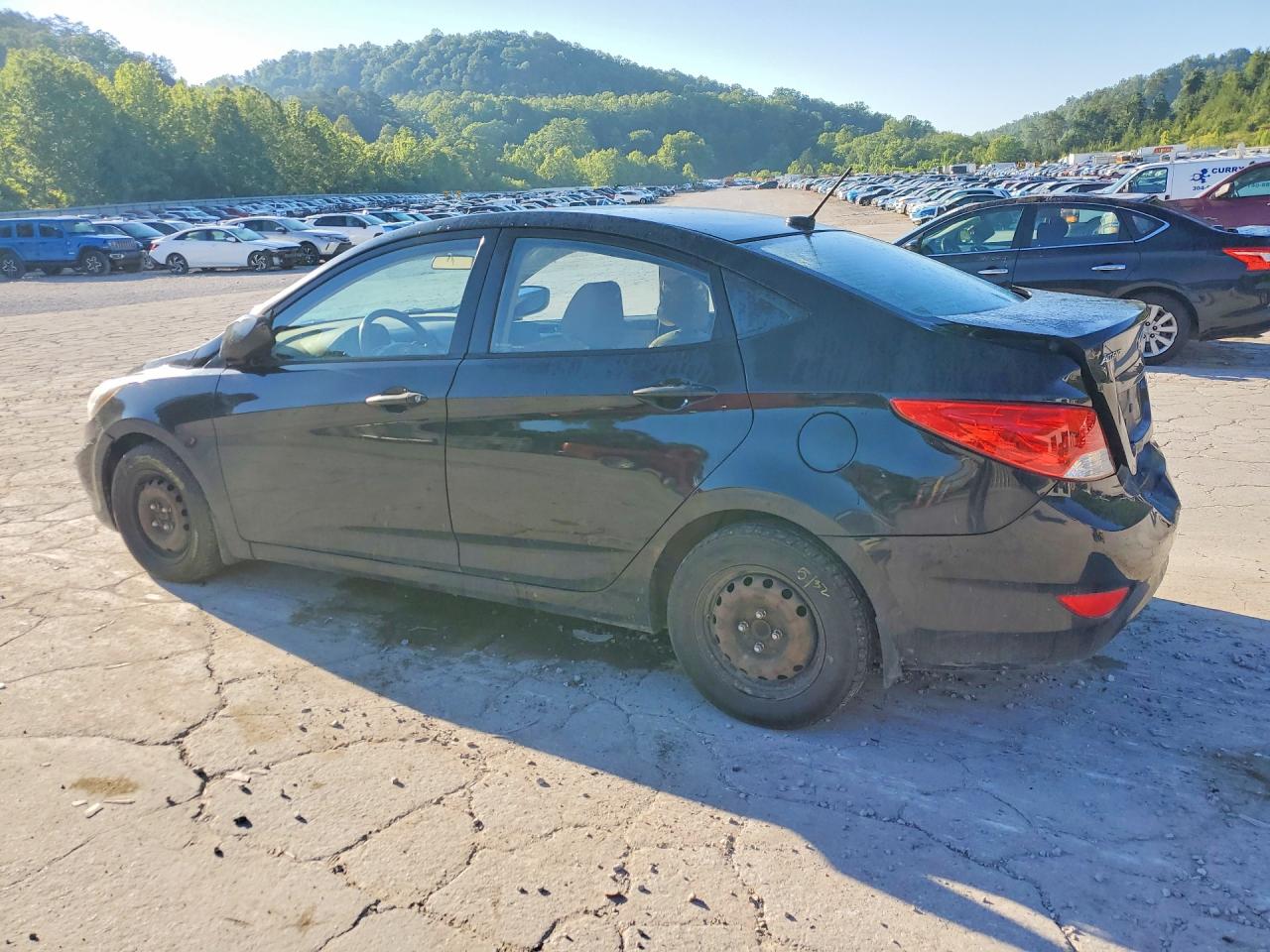 2014 Hyundai Accent Black vin: KMHCT4AE5EU770096
