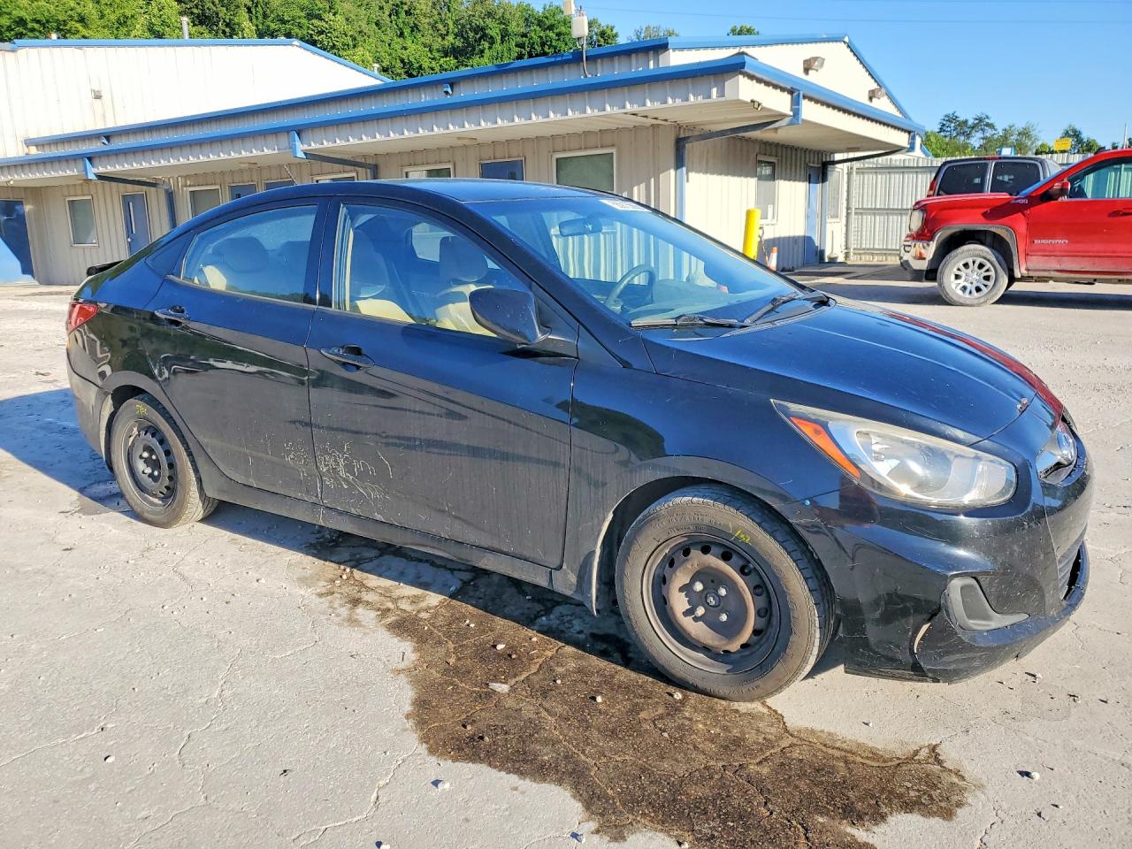 2014 Hyundai Accent Black vin: KMHCT4AE5EU770096