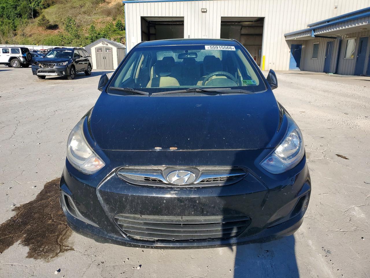 2014 Hyundai Accent Black vin: KMHCT4AE5EU770096