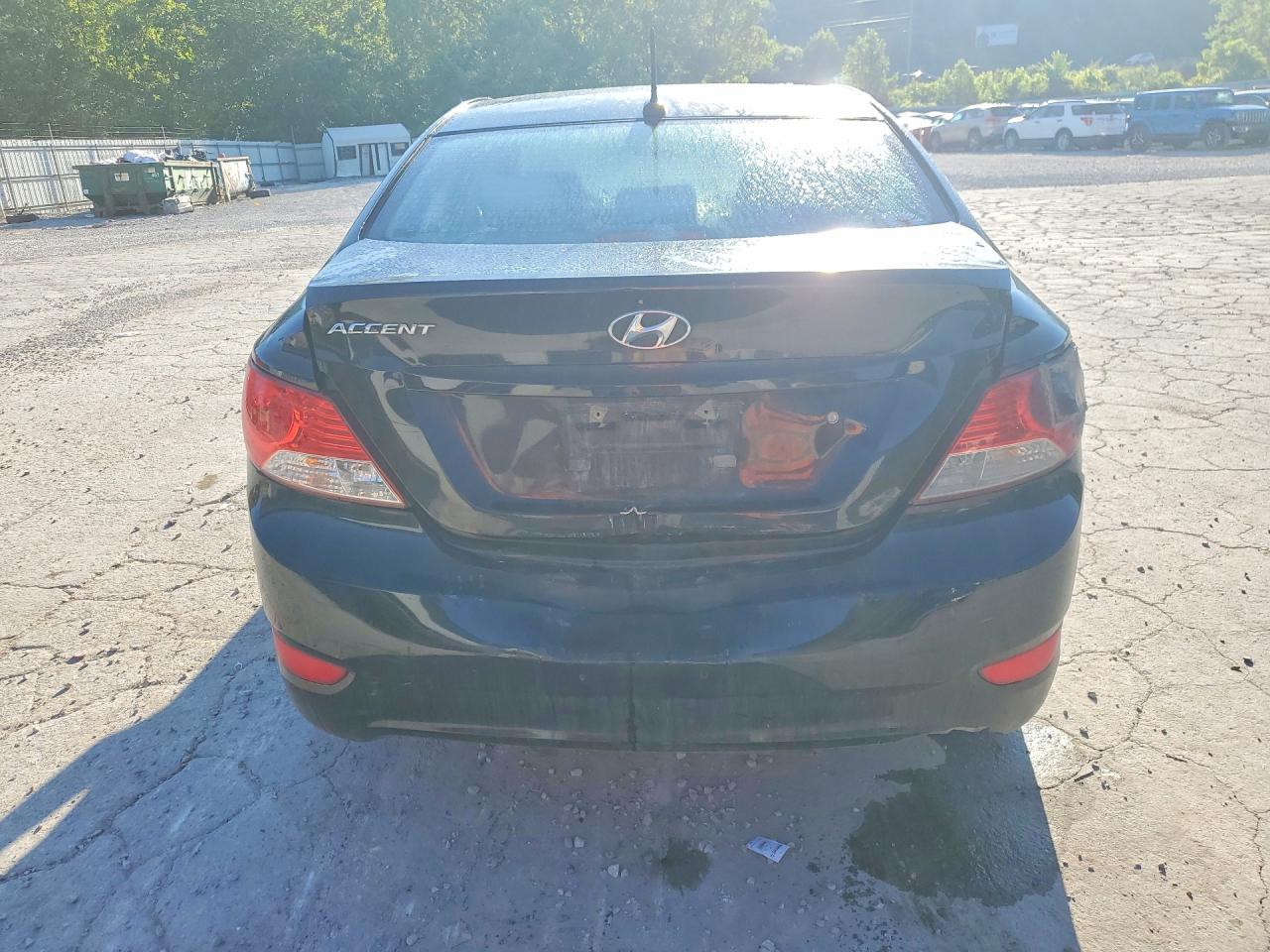 2014 Hyundai Accent Black vin: KMHCT4AE5EU770096