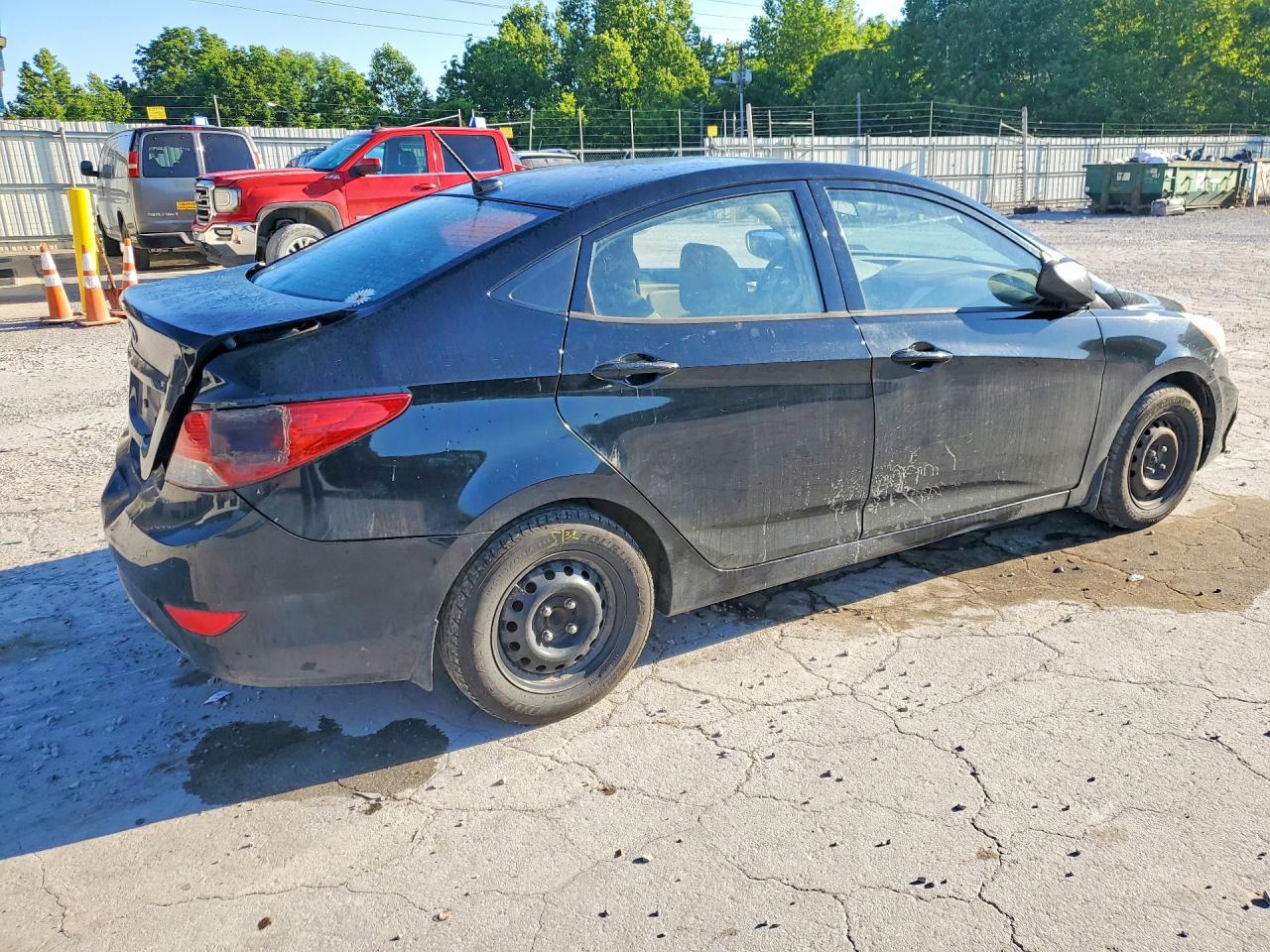 2014 Hyundai Accent Black vin: KMHCT4AE5EU770096