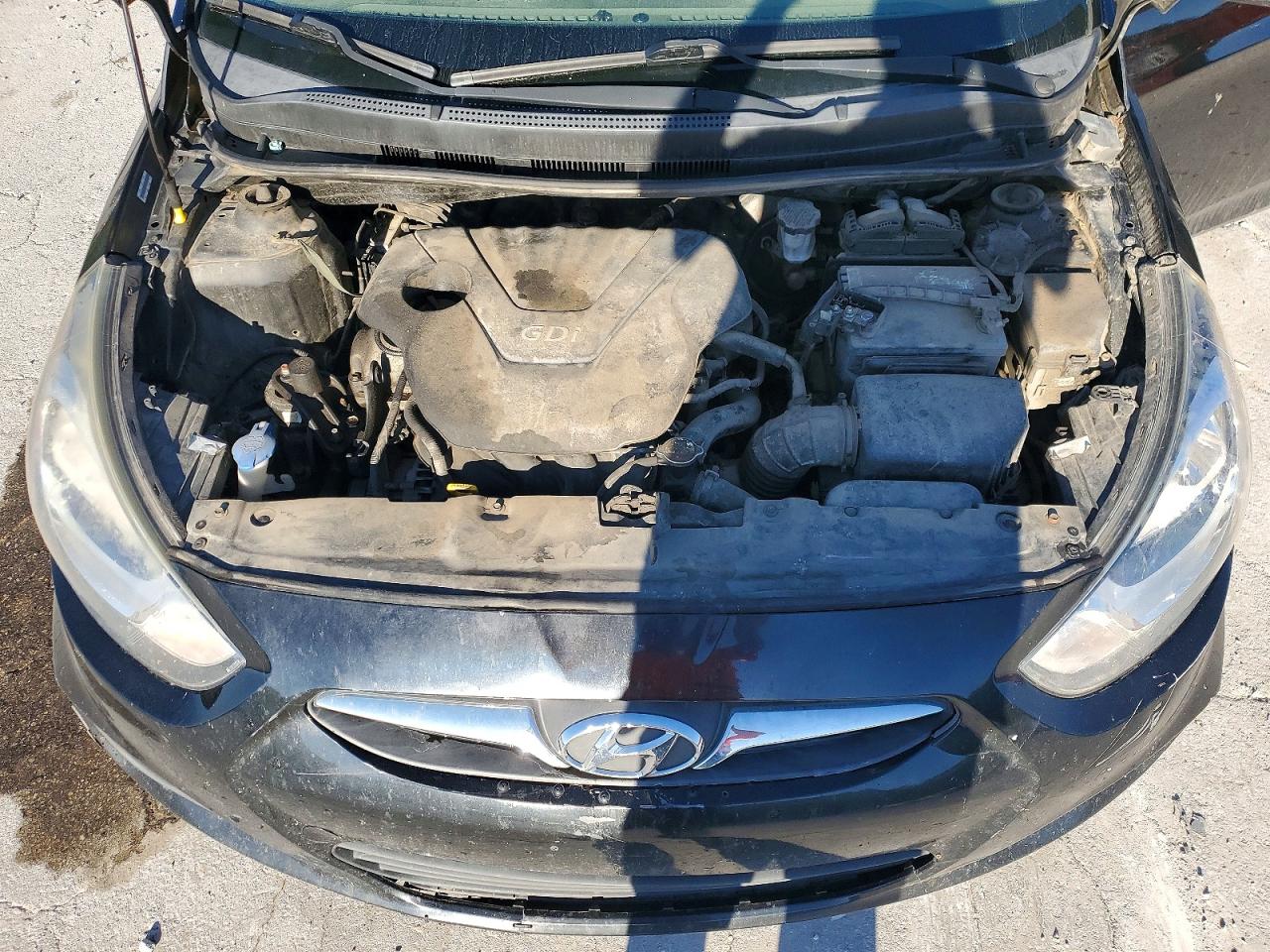 2014 Hyundai Accent Black vin: KMHCT4AE5EU770096