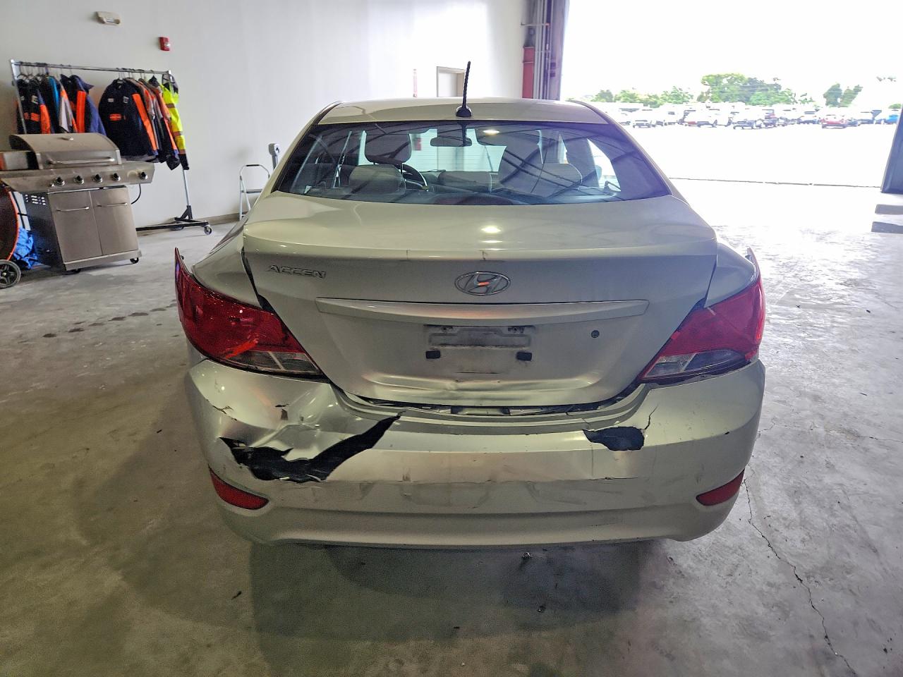2015 Hyundai Accent Gls Silver vin: KMHCT4AE5FU816429