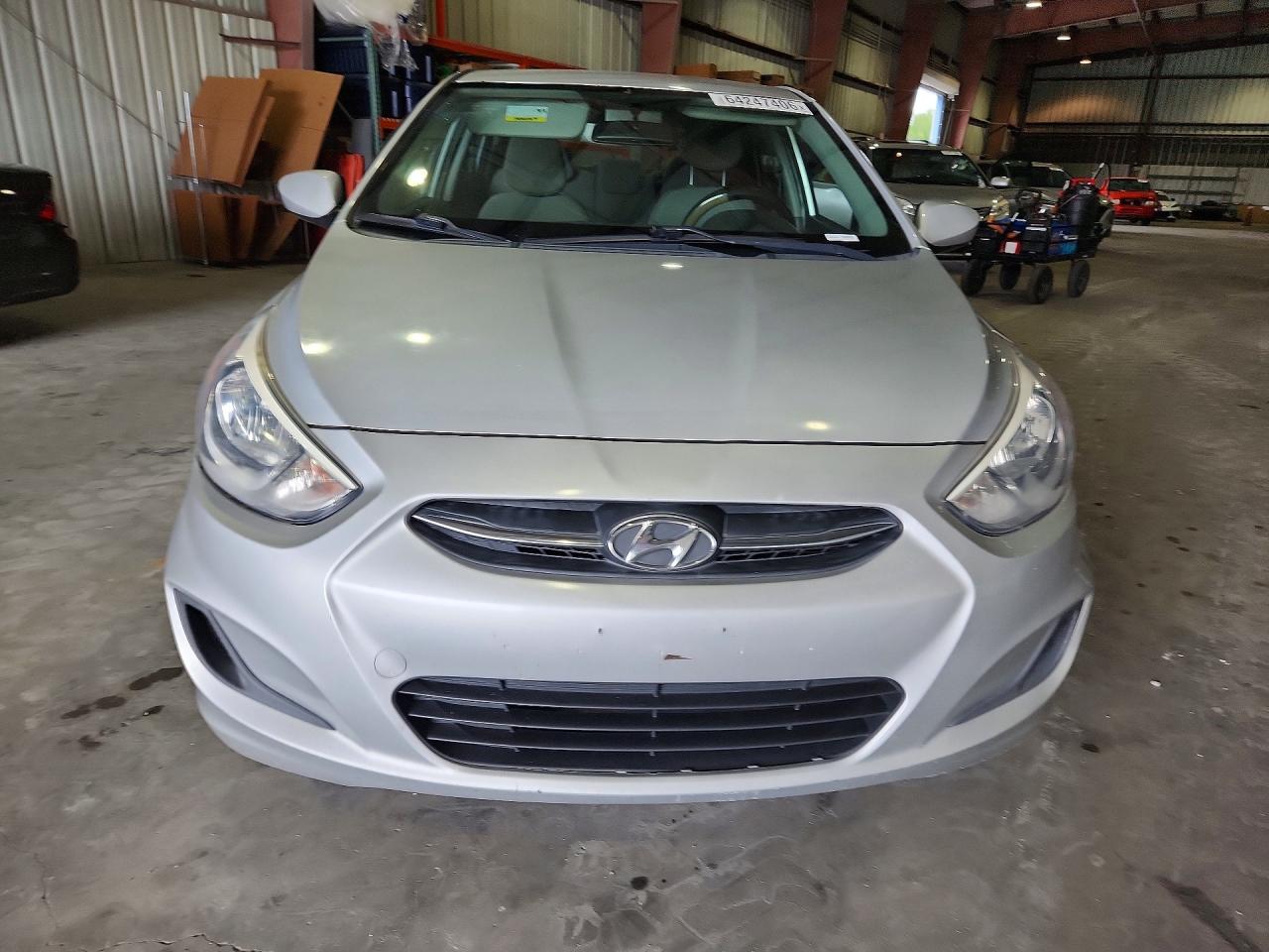 2015 Hyundai Accent Gls Silver vin: KMHCT4AE5FU816429