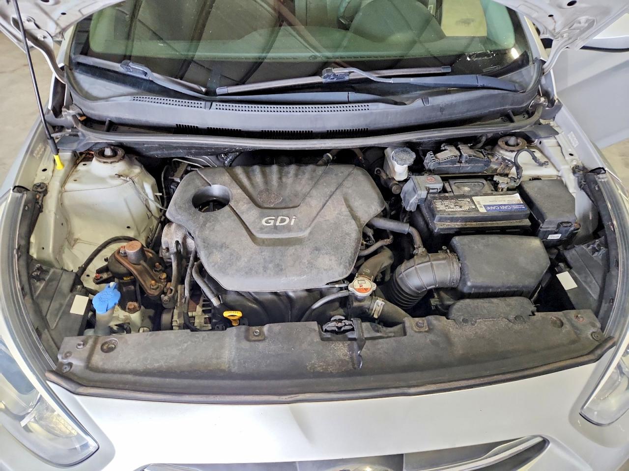 2015 Hyundai Accent Gls Silver vin: KMHCT4AE5FU816429