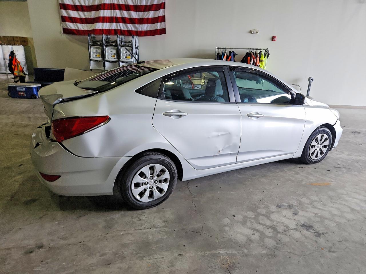 2015 Hyundai Accent Gls Silver vin: KMHCT4AE5FU816429