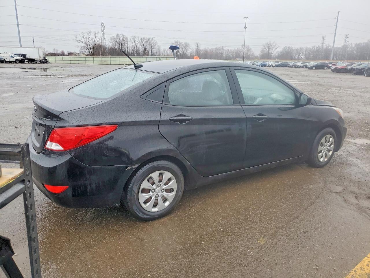 2015 Hyundai Accent Gls Black vin: KMHCT4AE5FU853786