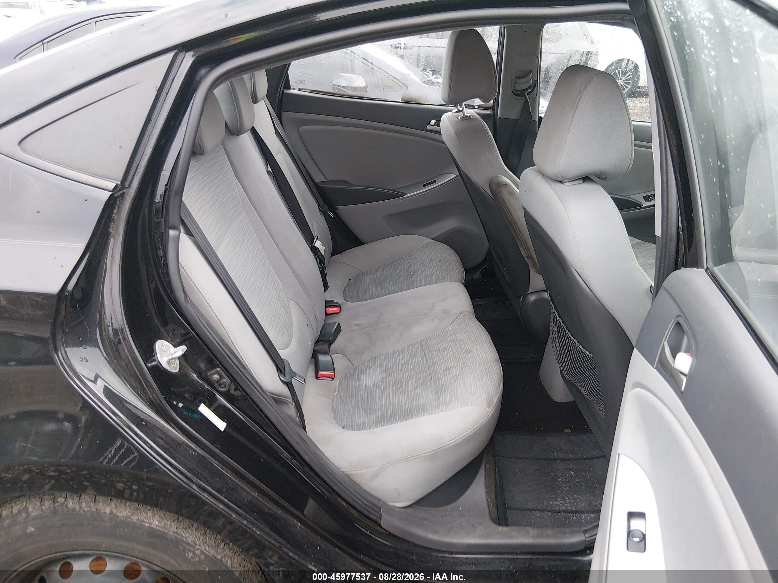 2015 Hyundai Accent Gls Black vin: KMHCT4AE5FU871219
