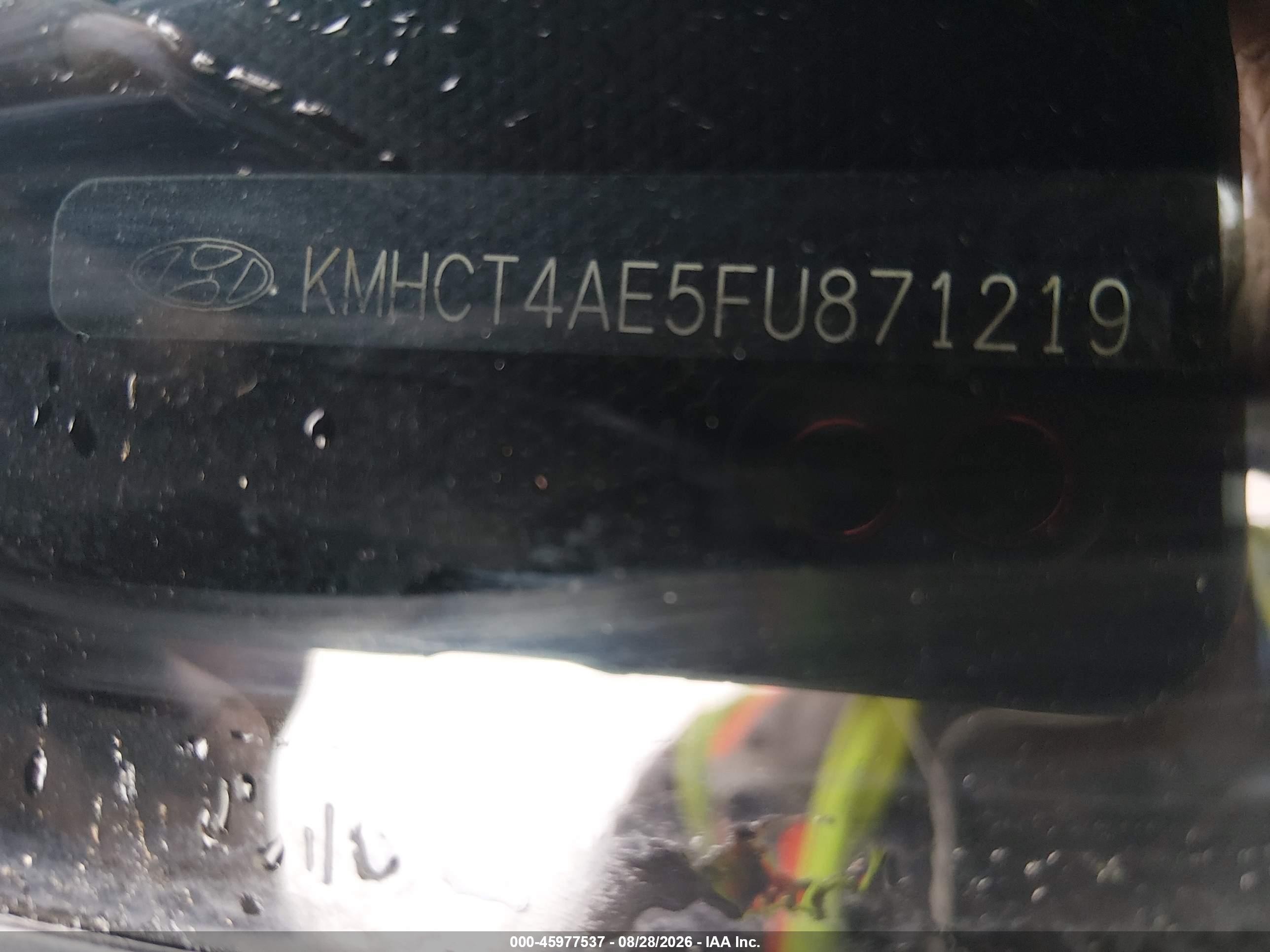 2015 Hyundai Accent Gls Black vin: KMHCT4AE5FU871219