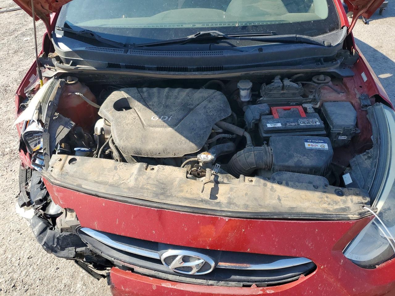 2015 Hyundai Accent Gls Red vin: KMHCT4AE5FU882592